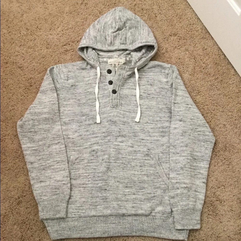 Men’s H&M hoodie cotton knit sweater Sz XL